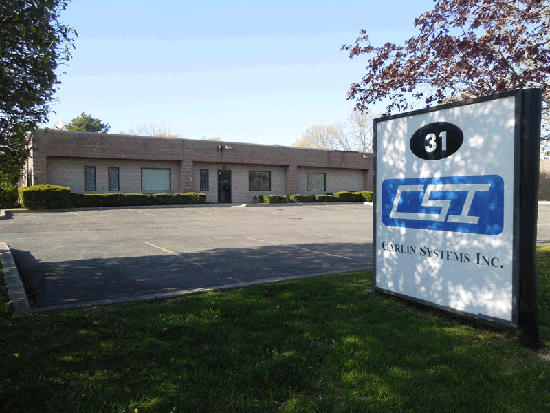 Carlin Systems headquarters and warehouse in Bohemia, New York